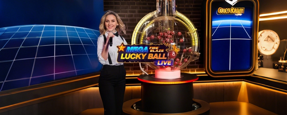 faz1bet Bola da Sorte Mega Fogo Flamejante ao Vivo